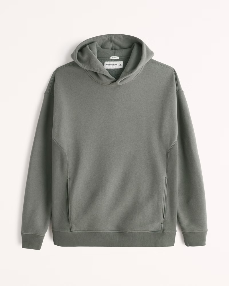 Relaxed 96 Hours Popover Hoodie | Abercrombie & Fitch (US)