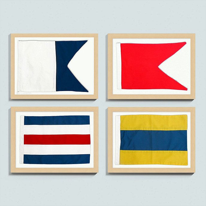 Suzanne Kasler Seafarer Nautical Flags | Ballard Designs | Ballard Designs, Inc.
