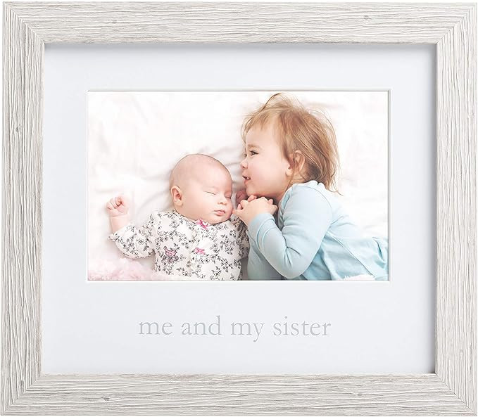 Kate & Milo Rustic Me & My Sister Frame, Sibling Gifts, Little or Big Sister Gift, Gender-Neutral... | Amazon (US)