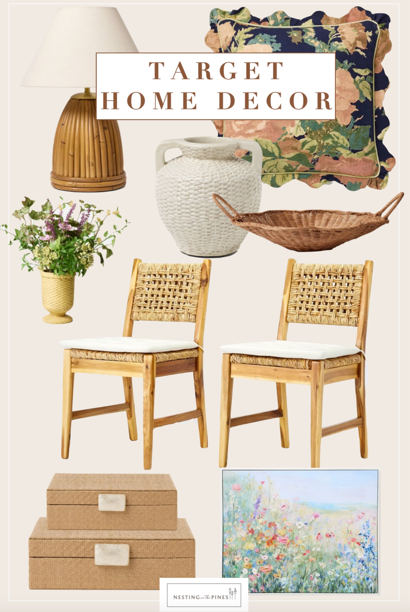 NEW spring 🌷 home decor and furniture by Studio Mcgee at Target 🎯

Dining chairs 
Serena and lily dupes
Decorative pillows
Spring florals
Faux stems
Decorative vase
Table lamps
Wall art
Decorative boxes
Trays and bowls 
Living room decor
Kitchen decor
Decorative accents























#LTKFindsUnder50
#LTKFindsUnder100


Follow my shop @NestinginthePines on the @shop.LTK app to shop this post and get my exclusive app-only content!

#liketkit  
@shop.ltk
https://liketk.it/5Nobv 

Follow my shop @NestinginthePines on the @shop.LTK app to shop this post and get my exclusive app-only content!

#liketkit #LTKvlog #LTKU #LTKActive #LTKSeasonal #LTKSaleAlert #LTKMidsize #LTKPetite #LTKHome #LTKMens #LTKBump #LTKdayinmylife #LTKgrwm #LTKootd #LTKmomlife #LTKmorningroutine #LTKselfcare #LTKfoodie #LTKfitnessgoals #LTKPlusSize #LTKBeauty #LTKTall #LTKBaby #LTKmomlife #LTKOver40 #LTKHome #LTKHome #LTKdayinmylife #LTKmomlife
@shop.ltk
https://liketk.it/5OQP8

#LTKdayinmylife #LTKHome #LTKmomlife
