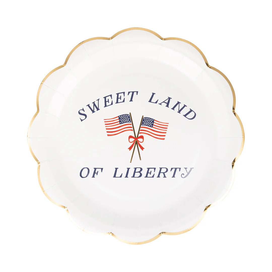 Liberty Paper Plate (8 ct) | My Mind's Eye