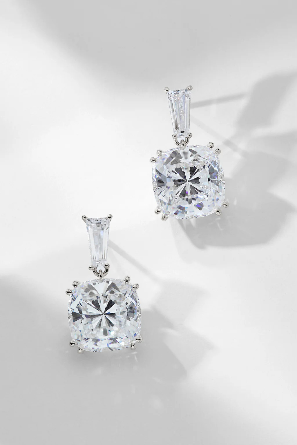 A LA CARTE CUSHION CZ DROP EARRINGS | NADRI
