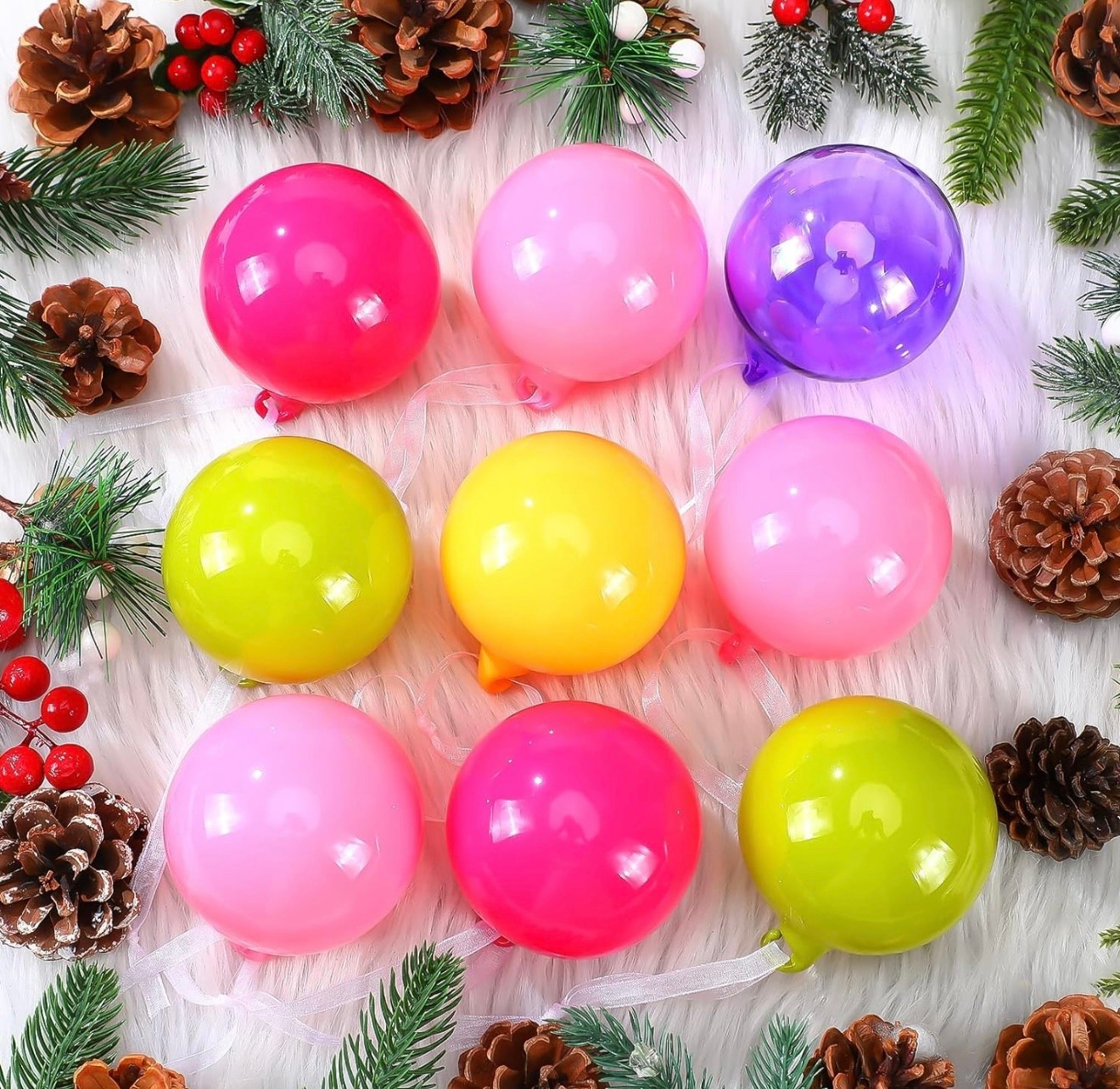Amazon colorful glass ball ornaments! 

#LTKGiftGuide #LTKHoliday
