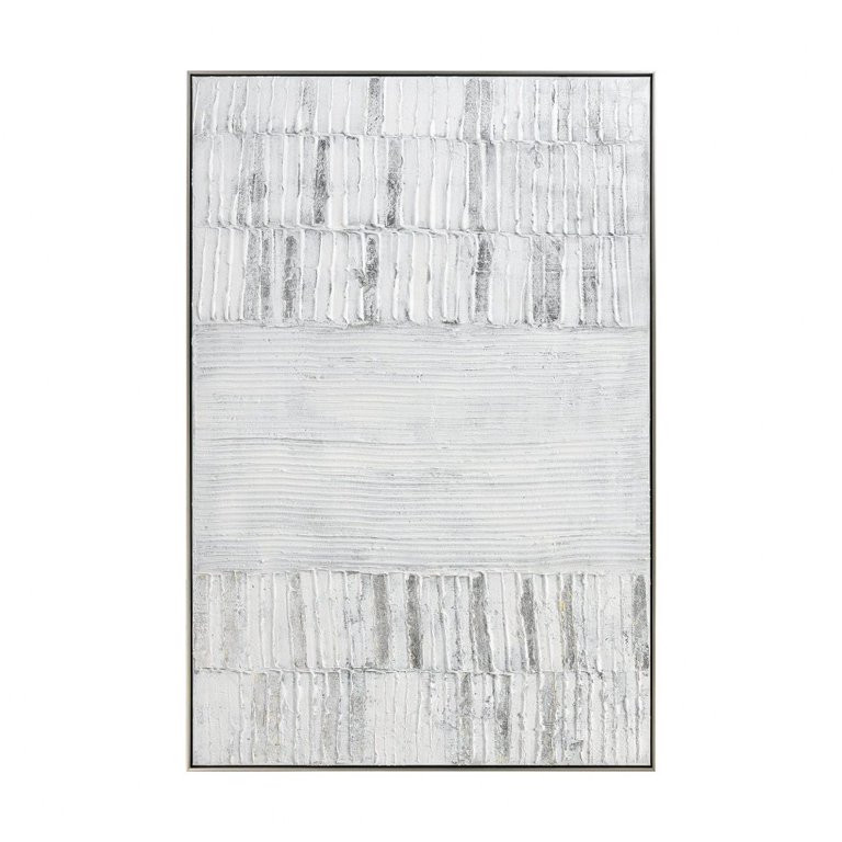 60 inch Framed Wall Art   White Finish Bailey Street Home 2499-Bel-4548888 | Walmart (US)
