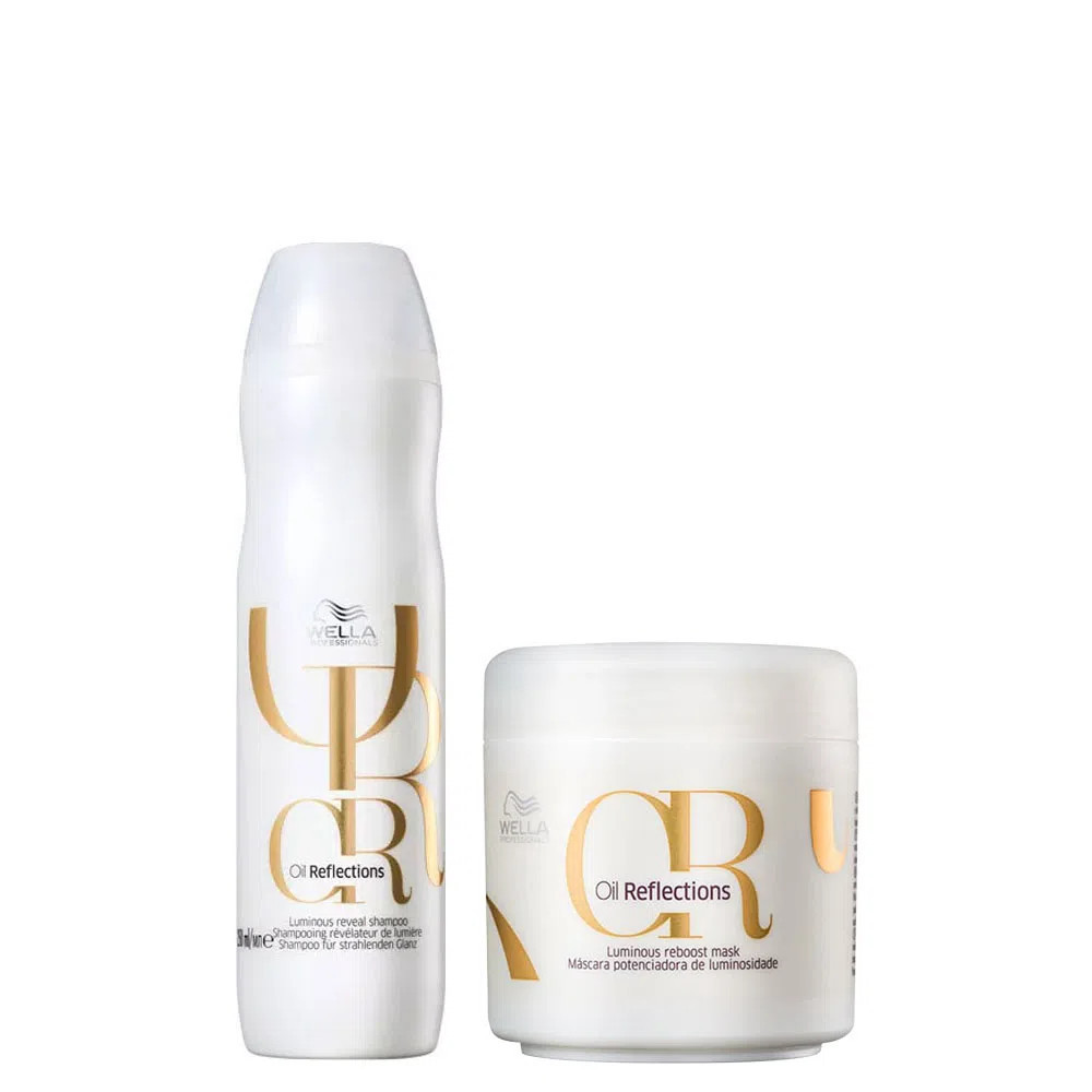 Kit  Wella Oil Reflections - Shampoo 250 ml + Máscara 150 ml - AMOBELEZA - Produtos para Cabelo... | Amobeleza (BR)