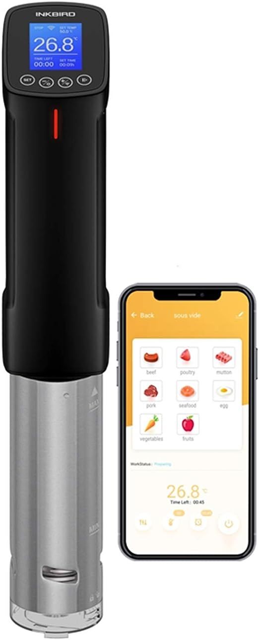Inkbird WIFI Sous Vide Cookers, 1000 Watts Stainless Steel Precise cooker, Thermal Immersion Circ... | Amazon (US)