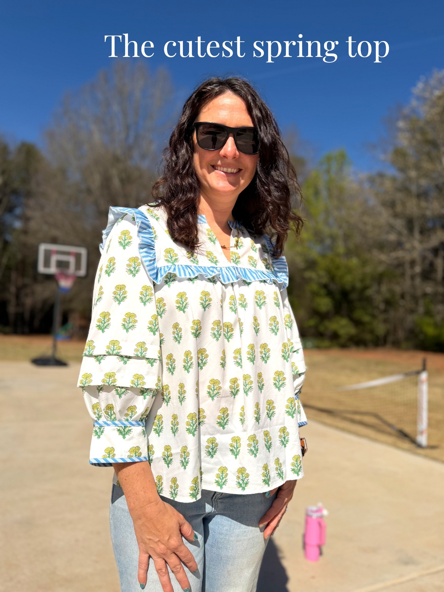 The cutest spring top from Amazon ￼

#LTKgrwm #LTKmomlife #LTKspringtrends
