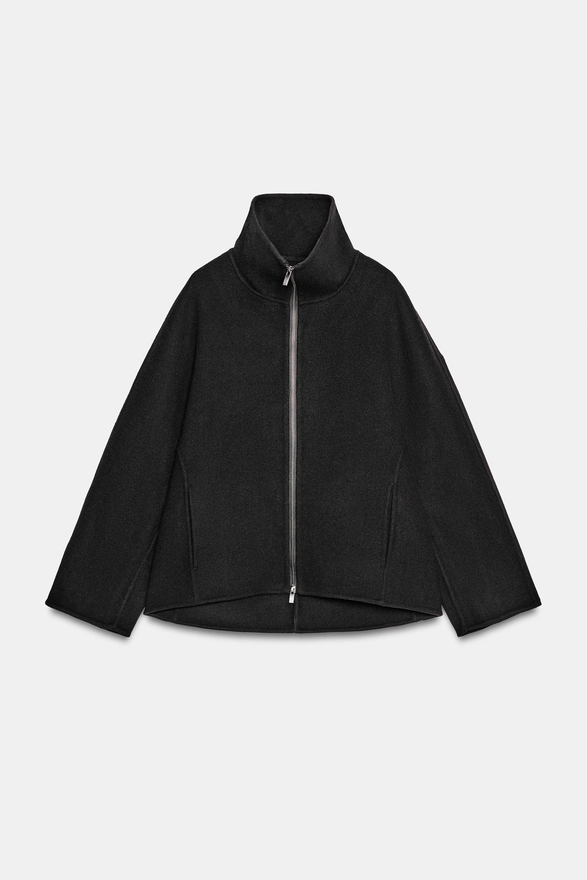 SHORT WOOL BLEND COAT ZW COLLECTION | Zara UK
