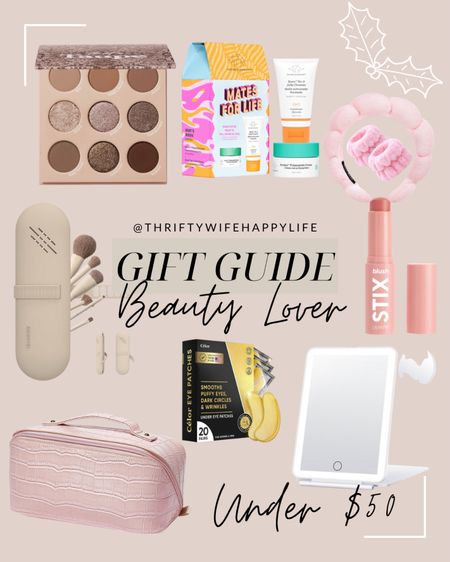 Gift guide for the beauty lover! Affordable gifts under $50! 

#LTKHoliday #LTKbeauty #LTKGiftGuide