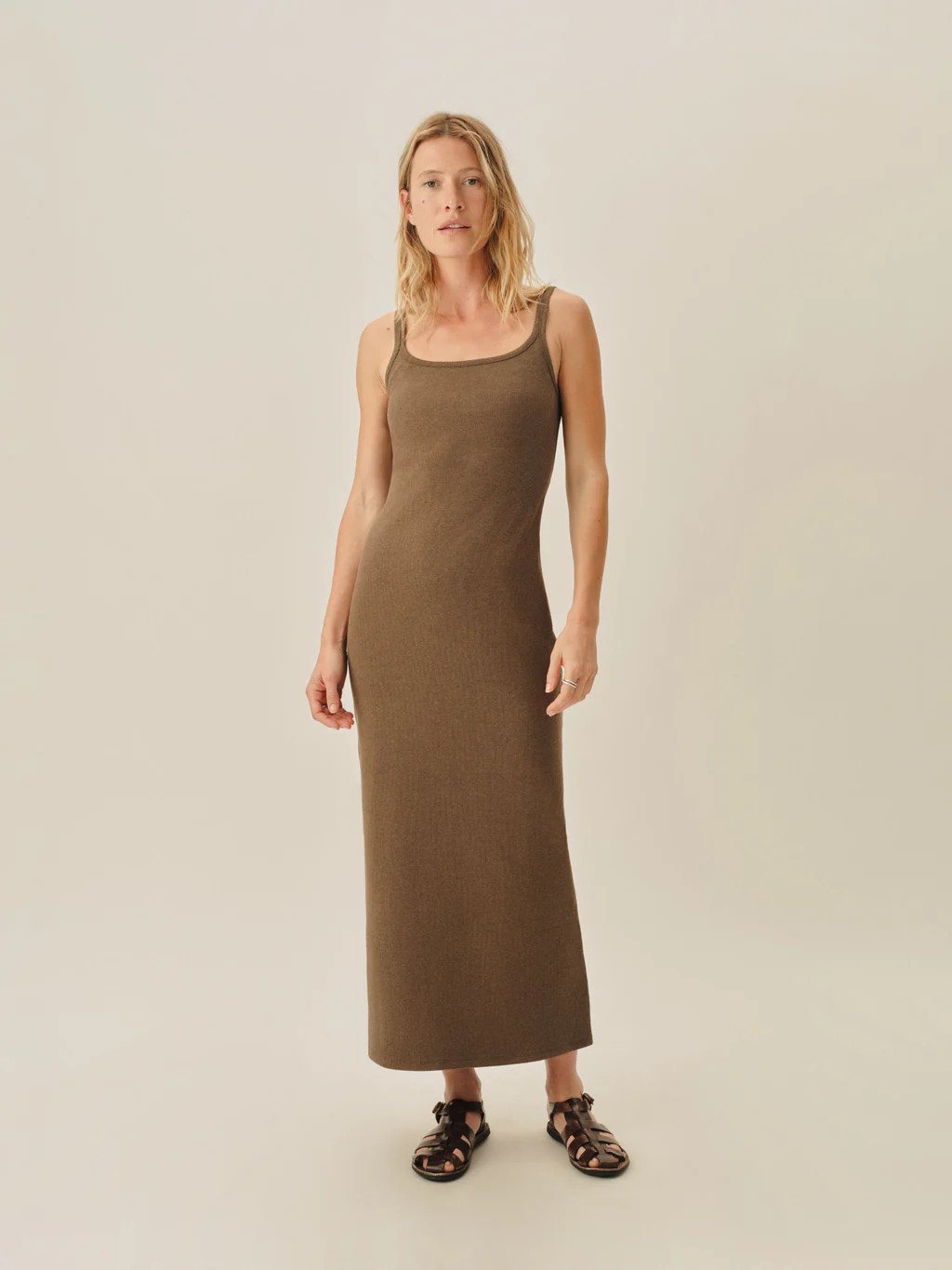 Heather Moss Surplus Rib Scoop Neck Tank Dress - Buck Mason- Modern American Classics | Buck Mason