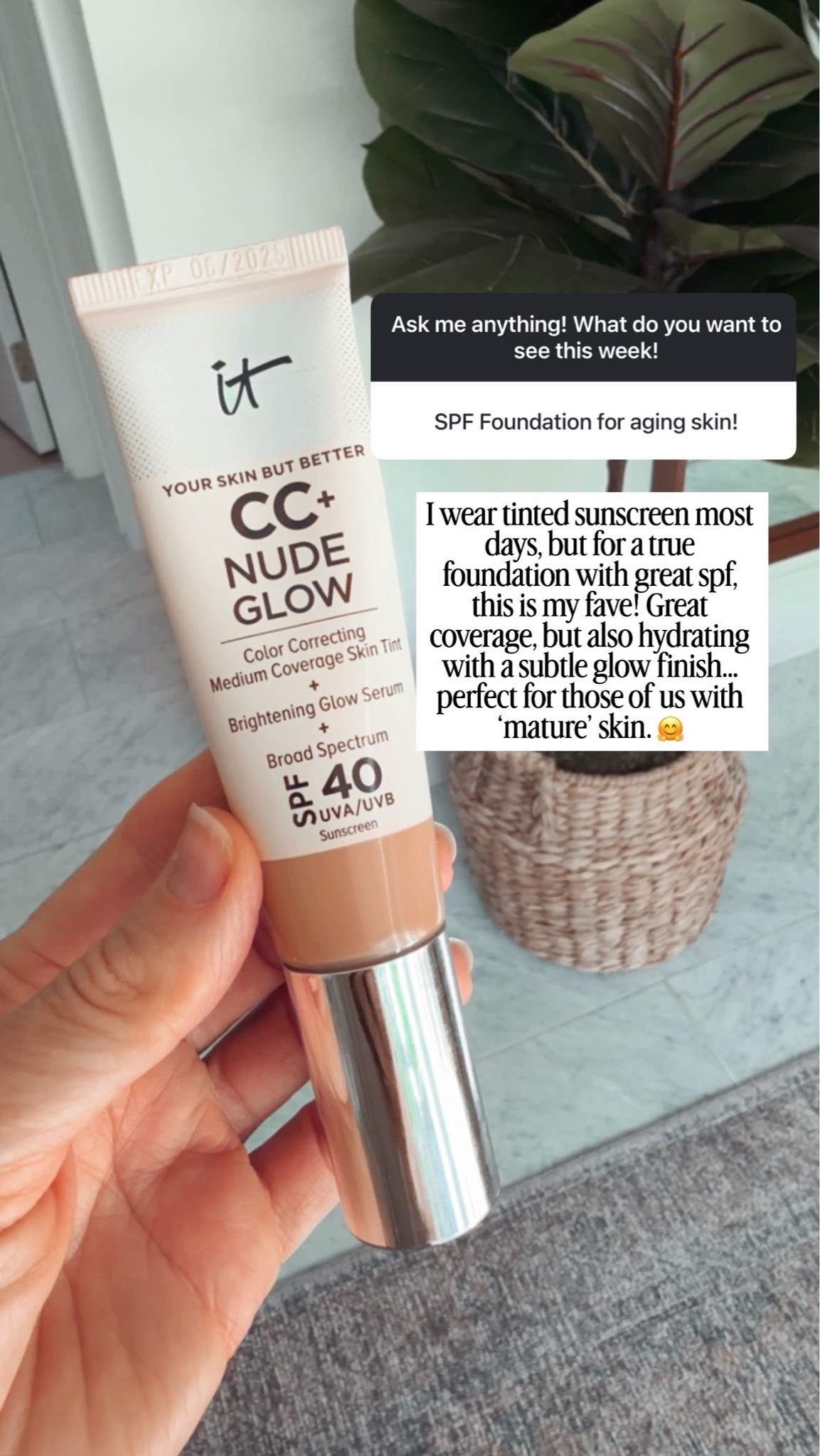 Incredible hydrating, full coverage foundation with a subtle dewy finish & SPF, perfect for mature skin ￼

#LTKOver40 #LTKBeauty