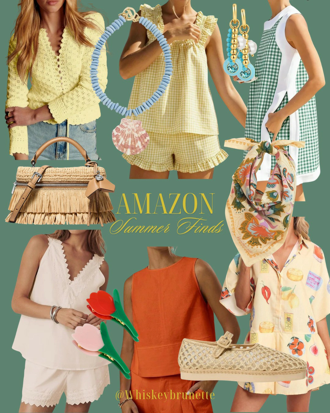 Colorful Amazon Summer finds Summer fashionVacation outfits Matching setsGingham Colorful fashionAmazon fashion findsStatement jewelry Woven summer purse 

#LTKootd #LTKSeasonal #LTKSaleAlert