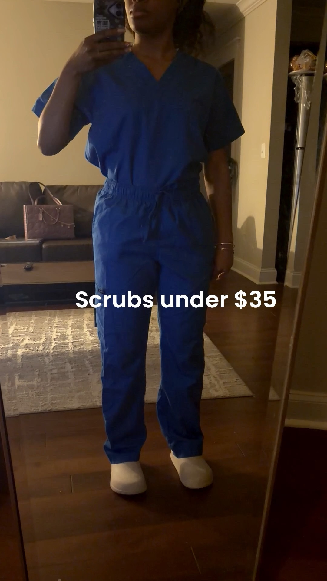 I love these scrubs On top of being very affordable!!  They range from all color (pink green purple etc ) and sizes xxs-xxl. 

#LTKWorkwear #LTKootd