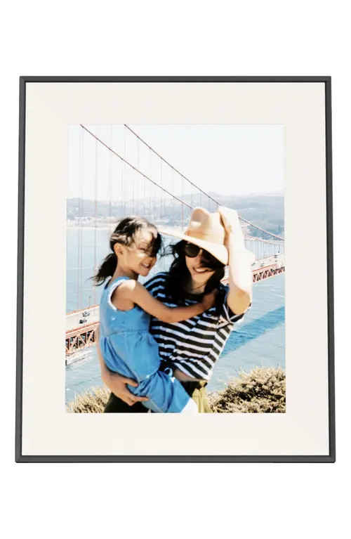 Aura Frames 12-Inch Digital Photo Frame in Ink With Textured Mat at Nordstrom | Nordstrom
