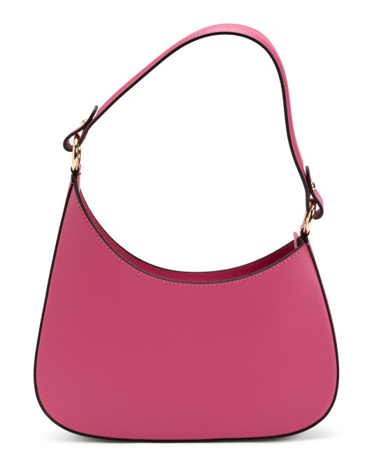 Made In Italy Leather Asymmetrical Shoulder Bag | TJ Maxx