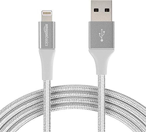 Amazon Basics Double Braided Nylon Lightning to USB Cable, Advanced Collection, MFi Certified App... | Amazon (US)
