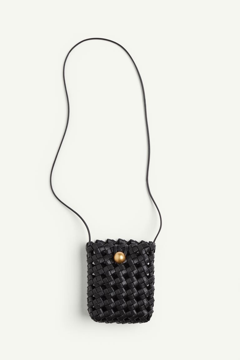 Braided Phone Bag - Black - Ladies | H&M US | H&M (US + CA)