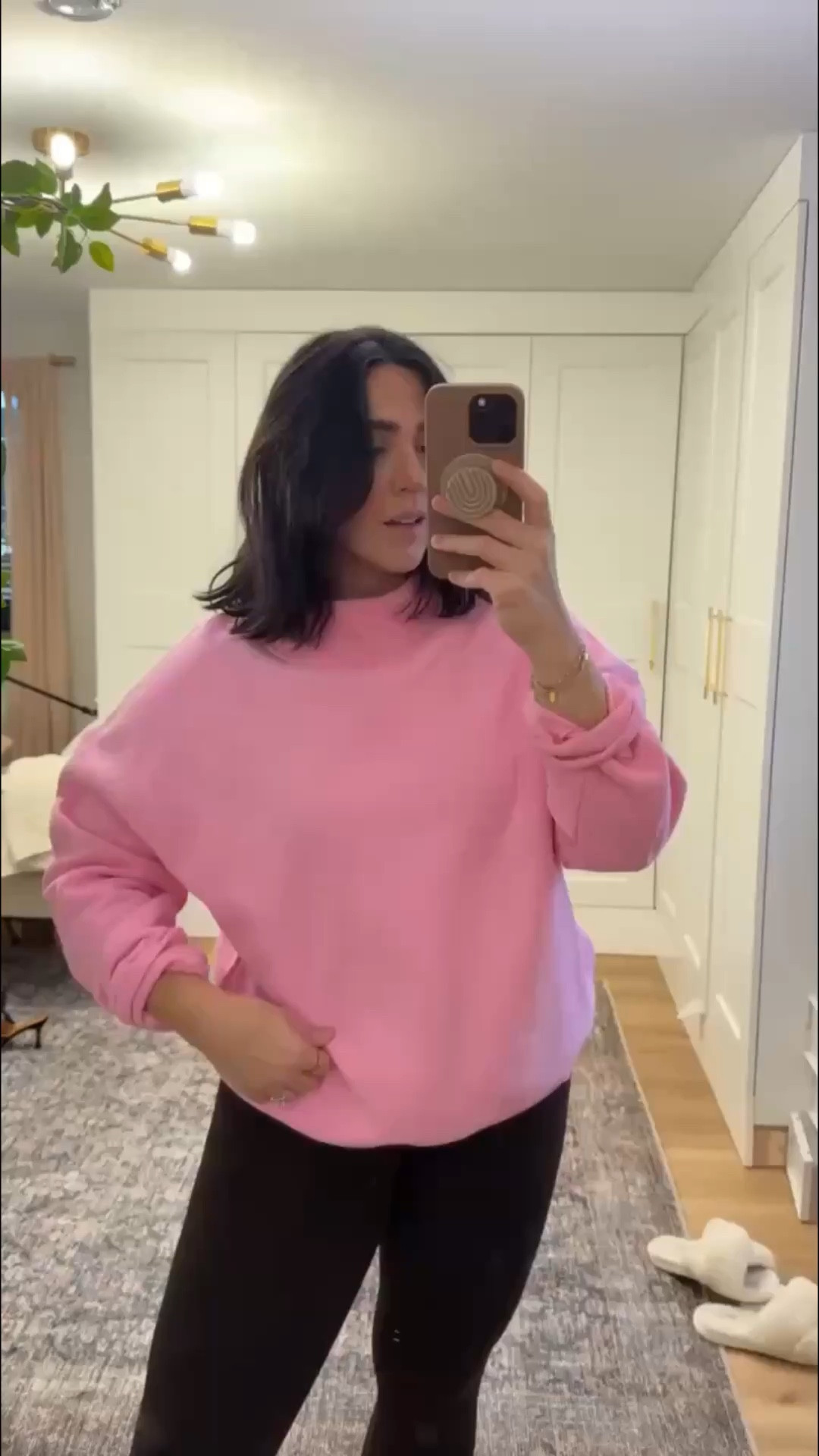 One of my all time favorite sweatshirts 
It has the cutest mock neck detail 
Size XL
Valentine’s Day cozy lounge look

#LTKgrwm #LTKValentine #LTKSeasonal