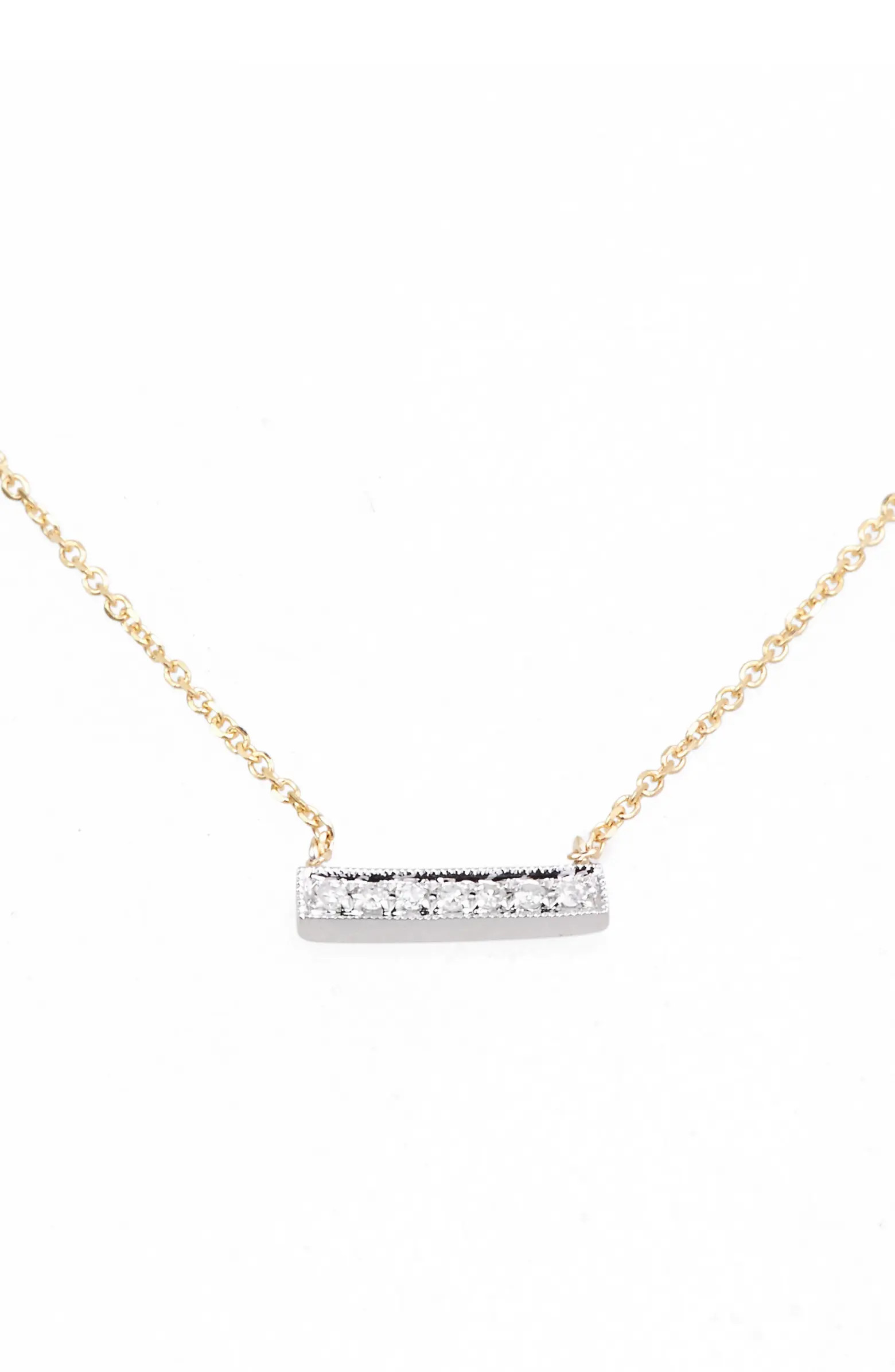 Dana Rebecca Designs 'Sylvie Rose' Diamond Bar Pendant Necklace | Nordstrom | Nordstrom