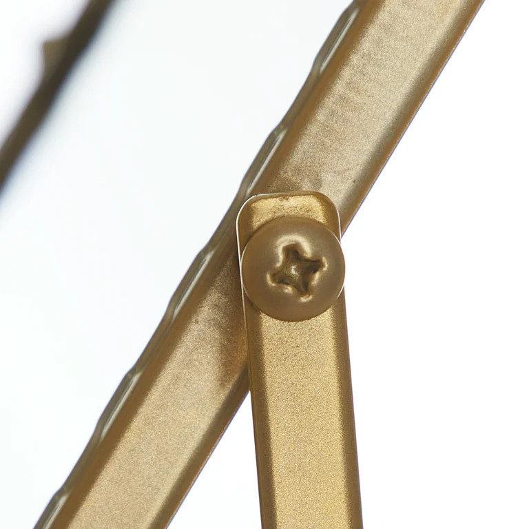 Home Decor Collection Stylehouse Gold Table Mirror with Storage | Walmart (US)