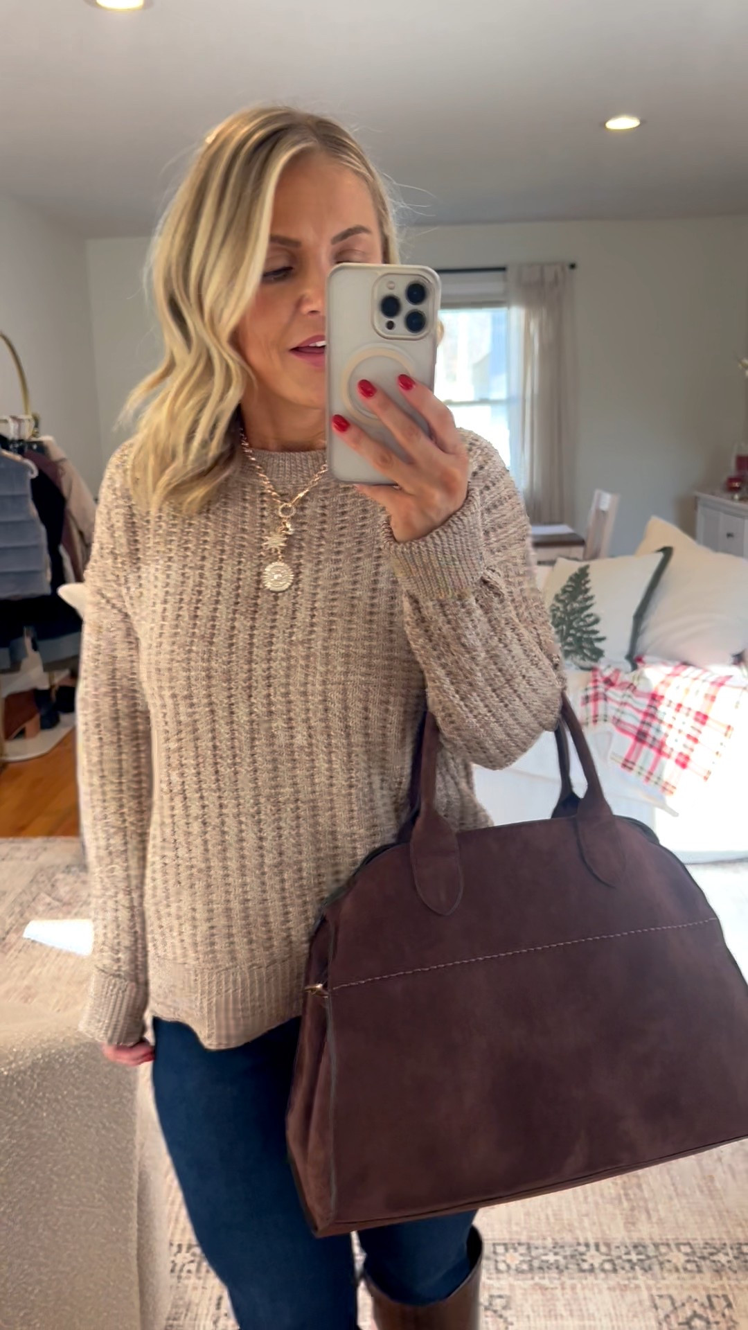 Walmart $15 sweaters that are so soft and cozy! They have stretch to them and are so easy to dress up or down! Perfect for this chilly winter weather or for a holiday event! 


Walmart finds, Walmart fashion, Walmart outfit, casual style, casual outfit, holiday outfit, Christmas outfit, winter sweaters, petite style, midsize fashion

#LTKMidsize #LTKSeasonal #LTKFindsUnder50