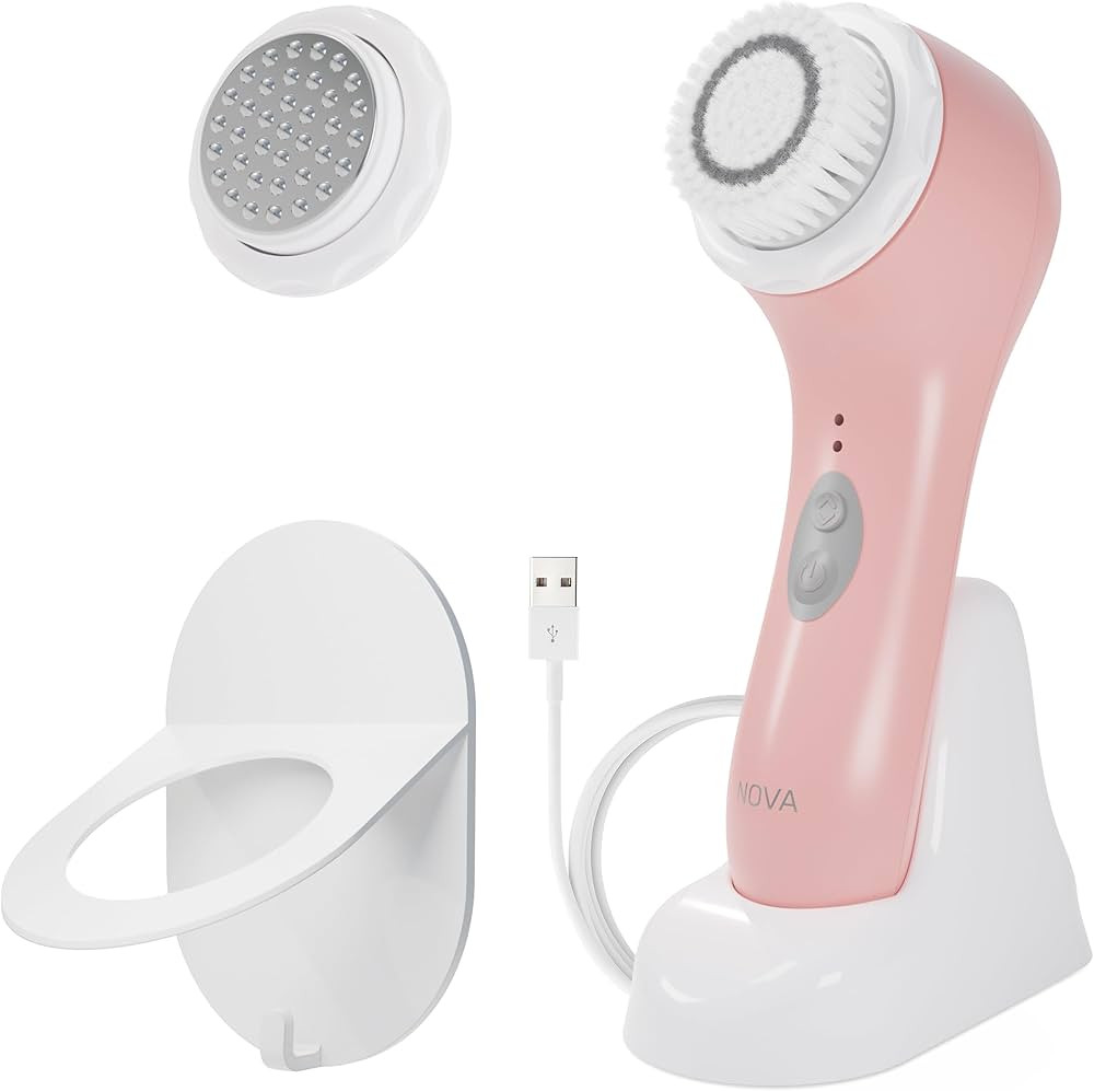 Spa Sciences - NOVA - Sonic Cleansing Brush with Bristles & Infusion System – Anti-Aging Facial... | Amazon (US)