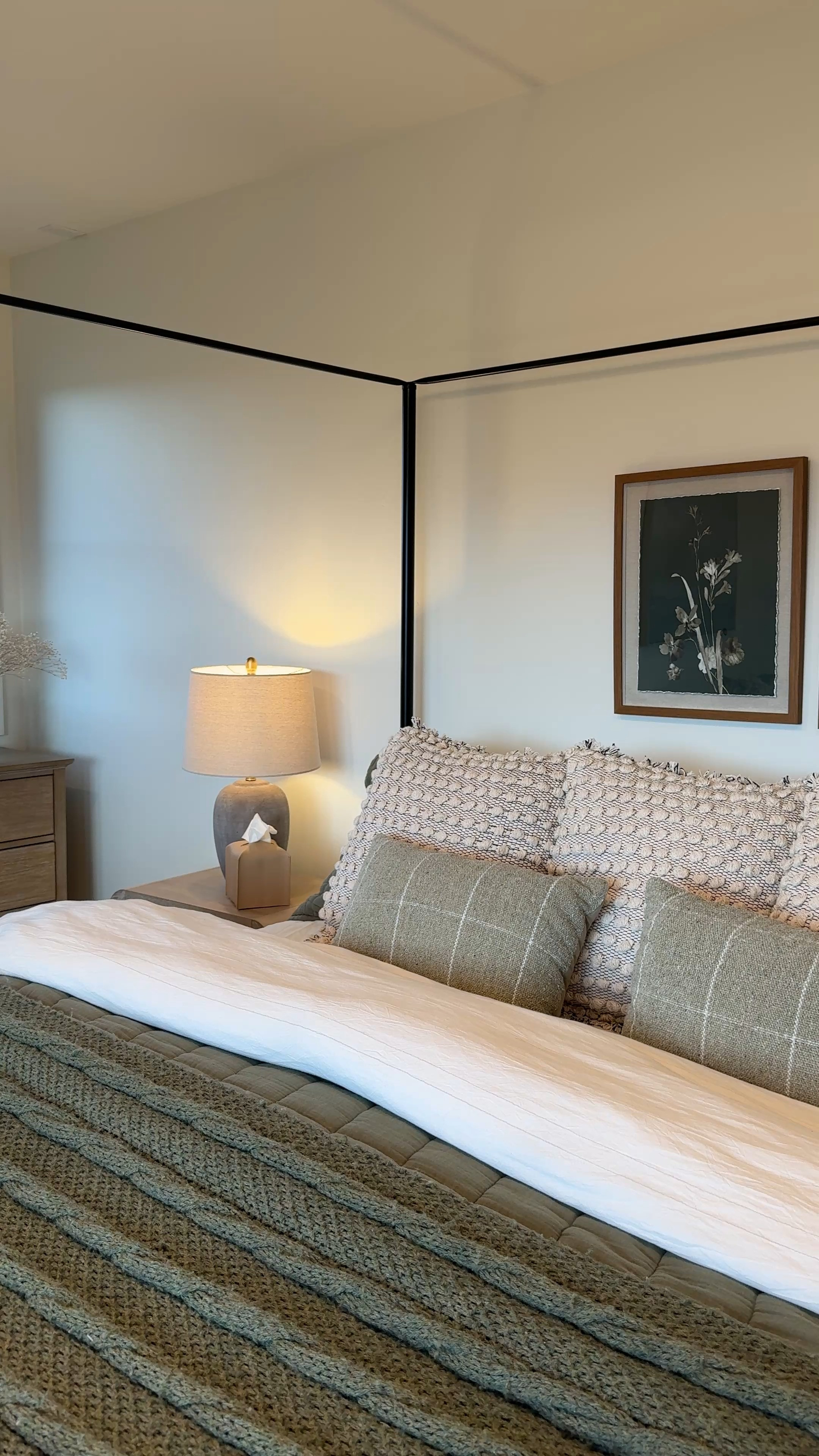 Cozy views from our guest bedroom! It's become such a cozy space with winter textures and so many comfy layers! 

 #LTKHome