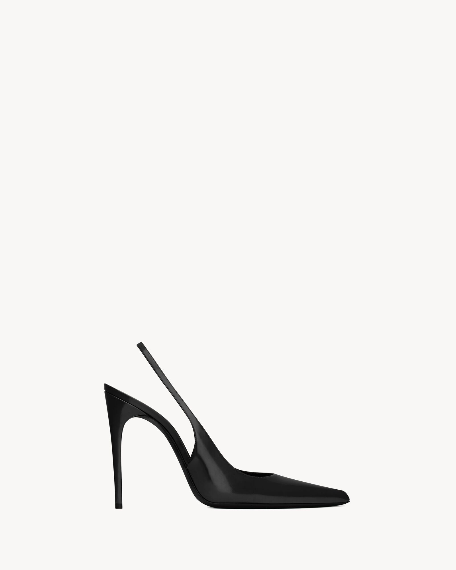 vendome slingback pumps in glazed leather | Saint Laurent Inc. (Global)