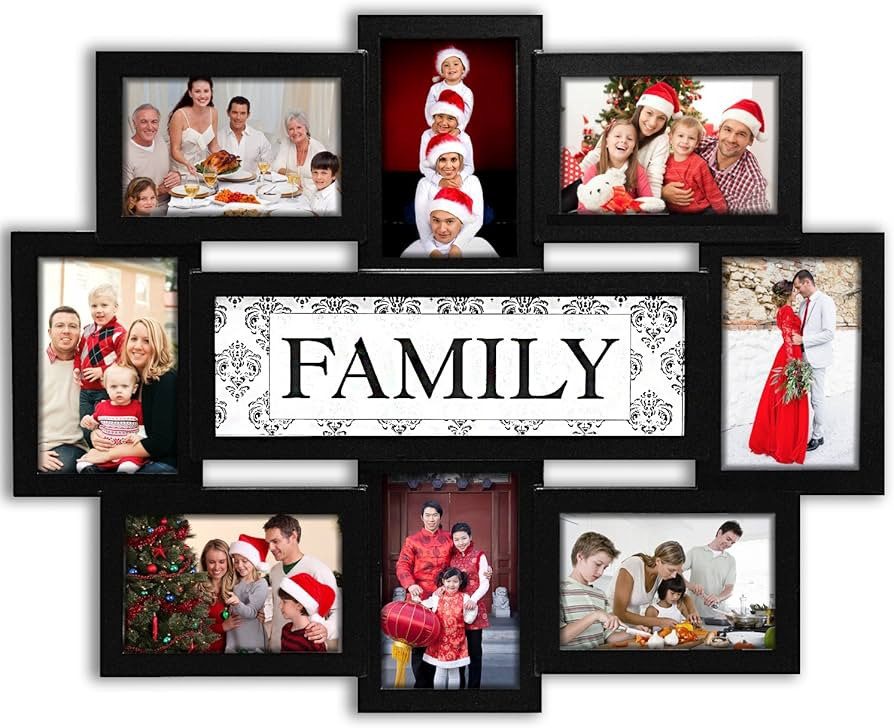JERRY & MAGGIE Family Photo Frame 22x17, Family Picture Frames Collage Wall Decor, 9 Opening 4x6 ... | Amazon (US)