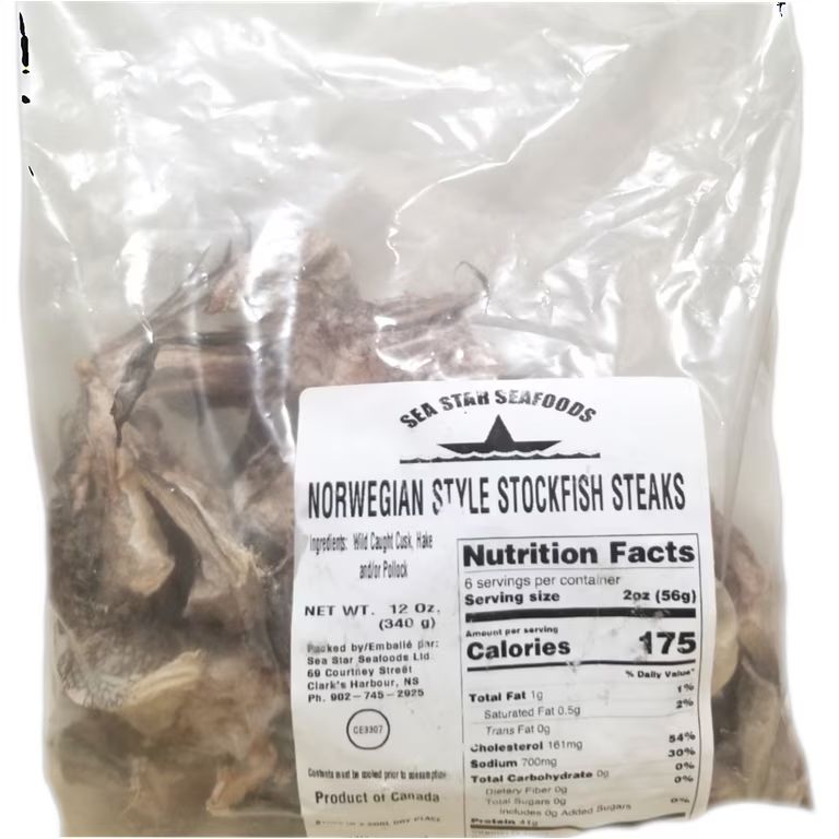 Dry Stock Fish Norwegian Hard stockfish Steak, Cod Fish / Panla / Stock Fish - Walmart.com | Walmart (US)