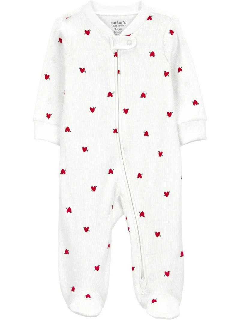Carter's Child of Mine Baby Valentine's Sleep 'N Play, Sizes Newborn-6/9 Months | Walmart (US)