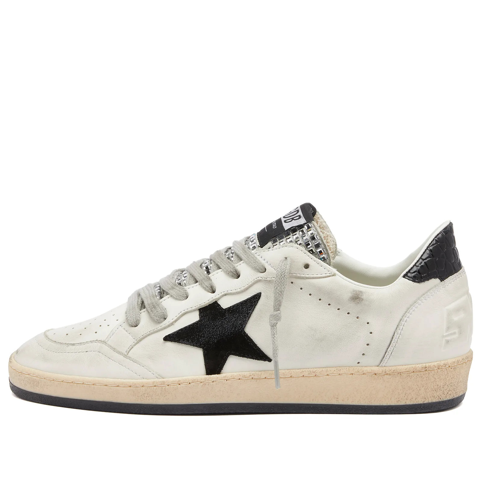 Golden Goose Women's Ball Star Sneaker in White/Black, Size EU 36 | END. Clothing