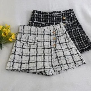 Plaid Skort | YesStyle Global