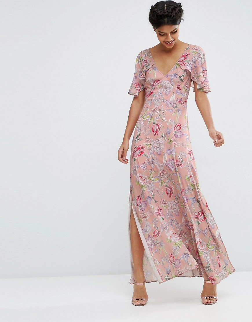 ASOS Maxi Dress in Pretty Floral Print | ASOS UK