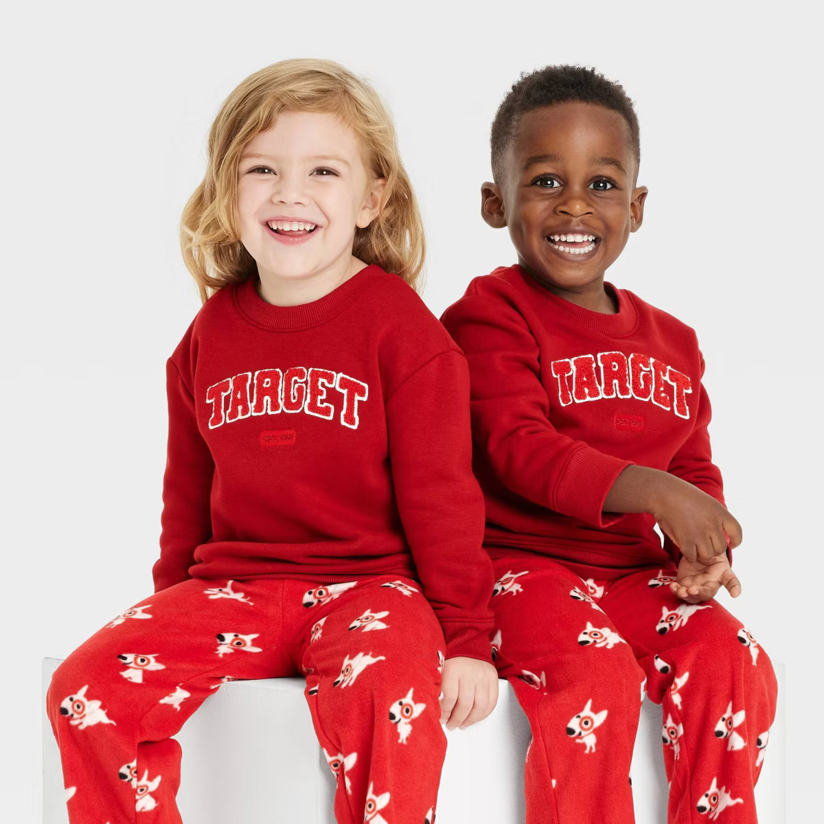 Toddler Bullseye Matching Family Sweatshirt - Wondershop™ Red | Target