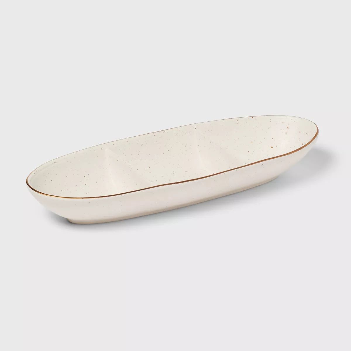 Ceramic Sectioned Serving Bowl Ivory - Threshold™ | Target