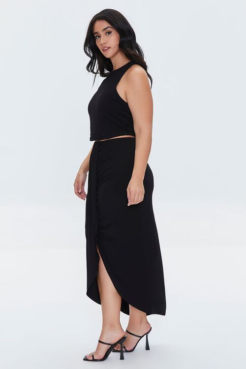 Plus Size Crop Top & Midi Skirt Set | Forever 21 | Forever 21 (US)