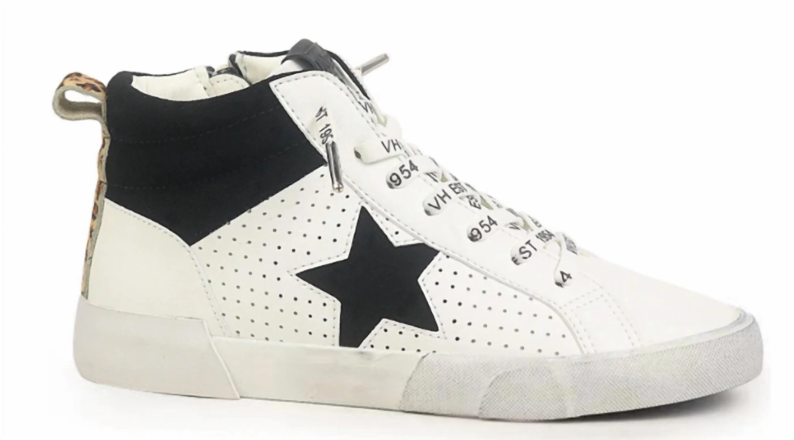 Arlo High Top In Black & White | Shop Simon