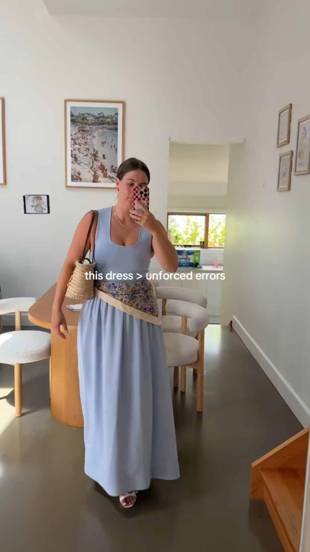 My obsession with this silky soft blue maxi dress continues 🩵 it’s true to size I am wearing a 10 but if you want a tighter fit around the top then size down 💪🏼

(Summer dress, silk dress, smart casual, summer outfit, summer style, new season dress, scarf belt, straw bag, white sandal heels) 

#LTKdresses #LTKsummer #LTKaustralia