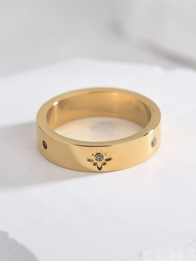 Cubic Zirconia Decor Ring | SHEIN