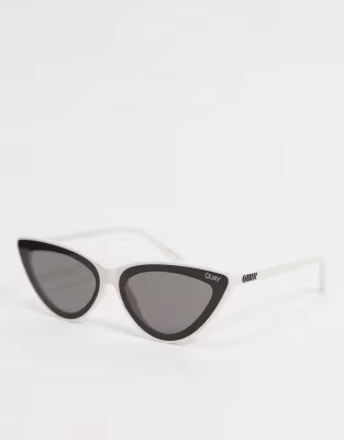 Quay – Flex – Cat-Eye-Sonnenbrille für Damen in Weiß | ASOS (Global)