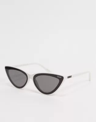 Quay – Flex – Cat-Eye-Sonnenbrille für Damen in Weiß | ASOS (Global)