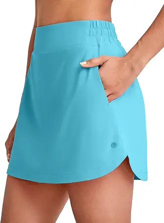 G4Free A Line Golf Skirts for Women 15'' Elastic High Waisted Tennis Skorts Soft Casual Athletic ... | Amazon (US)