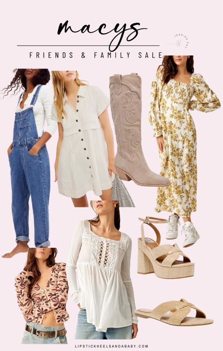 Macys friends and family sale
Free people
Dolce vita
