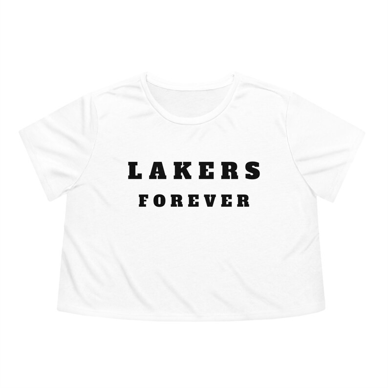 L A K E R S F O R E V E R Relaxed Fit Crop Tee - Etsy | Etsy (US)