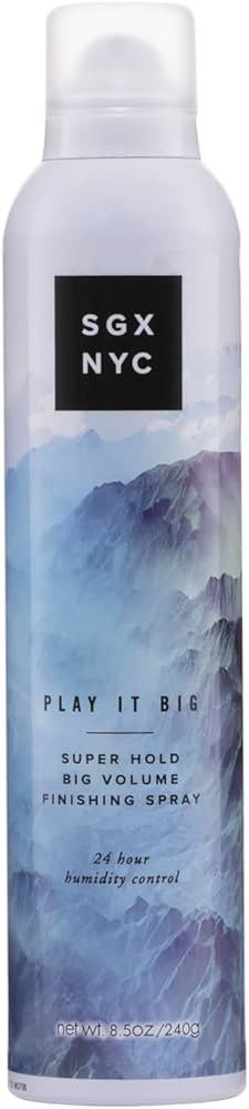 SGX NYC Play it Big Volumizing Finishing Hair Spray - Long Lasting Hair Spray with Anti Frizz Fin... | Amazon (US)