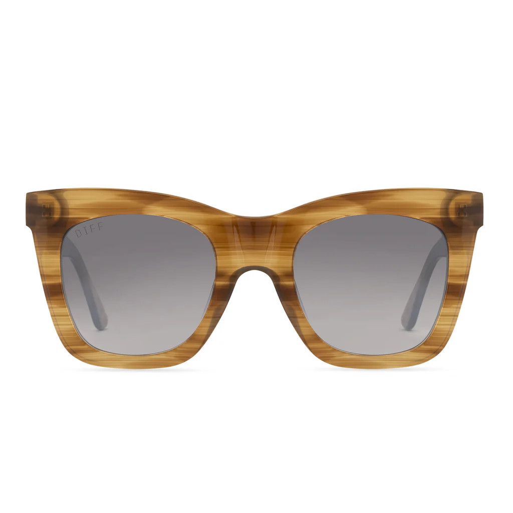 KAIA - GOLDEN HARVEST + GREY GRADIENT SUNGLASSES | DIFF Eyewear