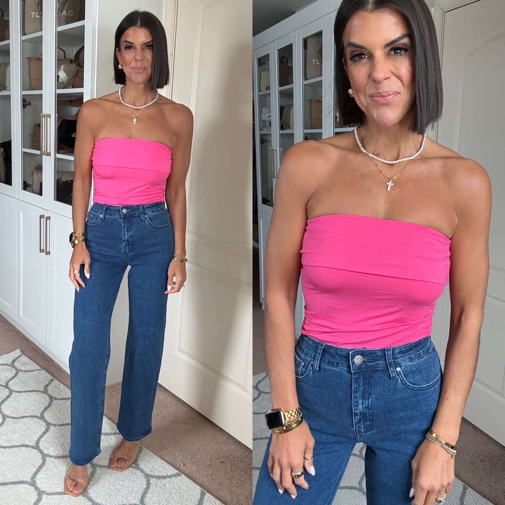 Size small in top size 2 in jeans

#LTKdayinmylife #LTKgrwm #LTKSeasonal
