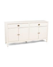 64x31.5x16 4 Door 2 Drawer Swoop Sideboard Table | Marshalls