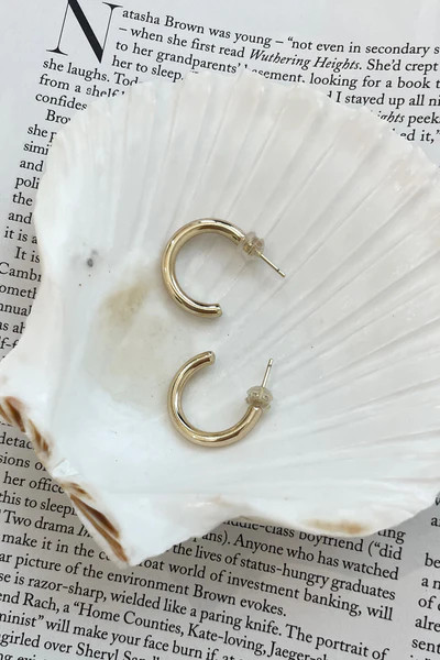 Everlasting Small Hoop Earrings | Luca + Grae 